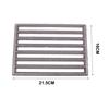 1pc Cast Iron Square Grill Grate Furnace Bottom Grate For Raw Iron Furnace Stove Temperature Resistant Boiler Grate Fittings