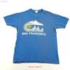 Vintage Sunstrokes San Francisco Blue T Shirt Size L Vintage Versatile Slightly Casual Comfortable Designer Clothes