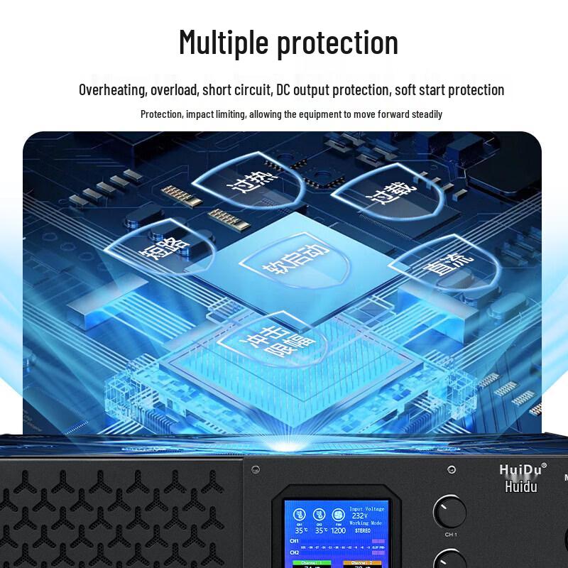 HuiDu MAX800 Conference Audio Power Amplifier (CN version)