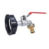 IBC Tote Tank Adapter Rustproof Corrosion Resistant Easy To Install Garden Hose Connector Replacement Valve Fitting