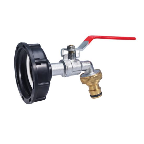 IBC Tote Tank Adapter Rustproof Corrosion Resistant Easy To Install Garden Hose Connector Replacement Valve Fitting
