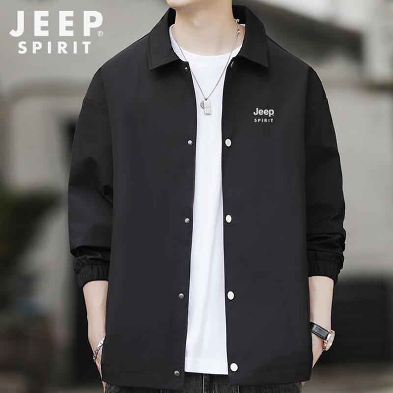 JEEP SPIRIT Men's Autumn Outdoor Windproof Jacket