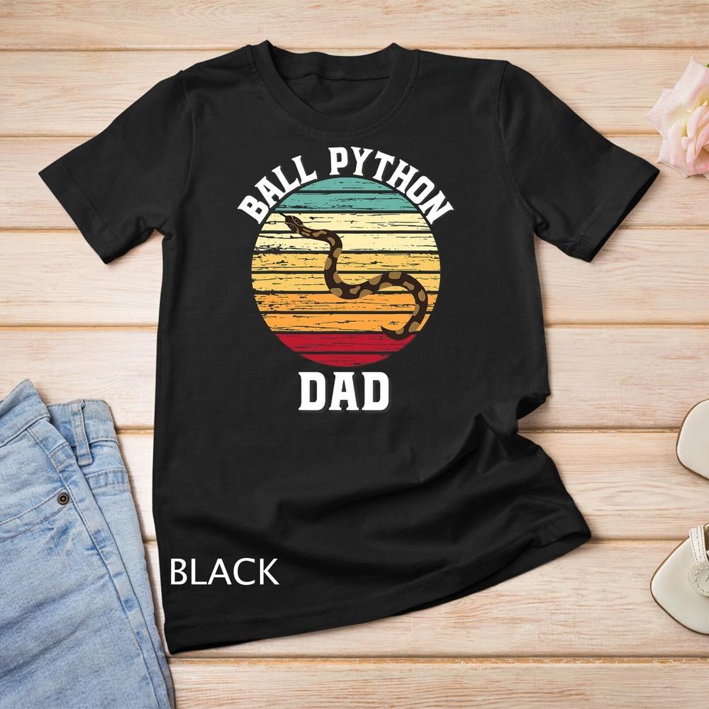 

Vintage Ball Python Dad Pet Snake T-Shirt Unisex T-shirt 3XL