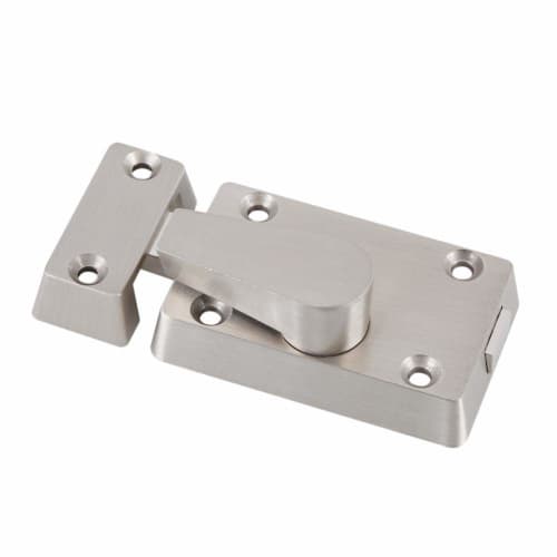 Stainless Steel Toilet Lock with Display, for Sliding Doors, Easy Installation, Silver