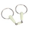 Horse Mouth Bit Stainless Steel Ring Middle Rubber Rustproof Loose Ring Horse Mouth Bit
