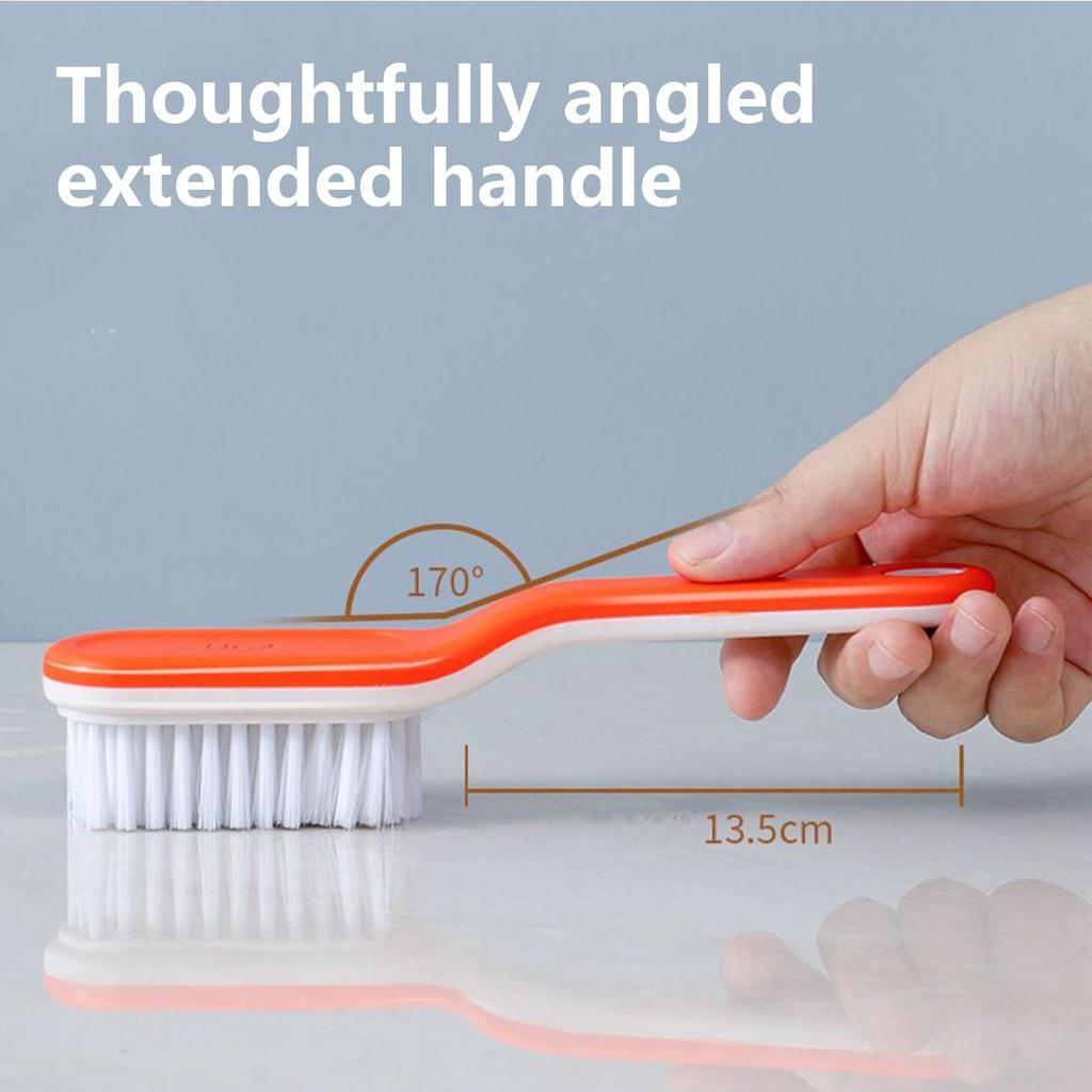 Shoe Brush Soft Shoe Brush Ergonomic Grip Professional Easy Hold Stain Remover with Soft Bristle For Laundry Bathroom Scrubbing