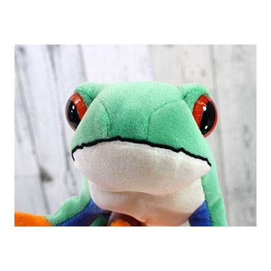 Take-off Plush Toy with Music Box - Japanese Tree Frog - "When You Wish Upon a Star", "Canon", "Carrying You", "One Love", "Love So Sweet", "My