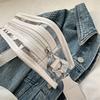 Clear Pvc Envelope Bag With Soft Structure And Single Shoulder Strap For Daily Use