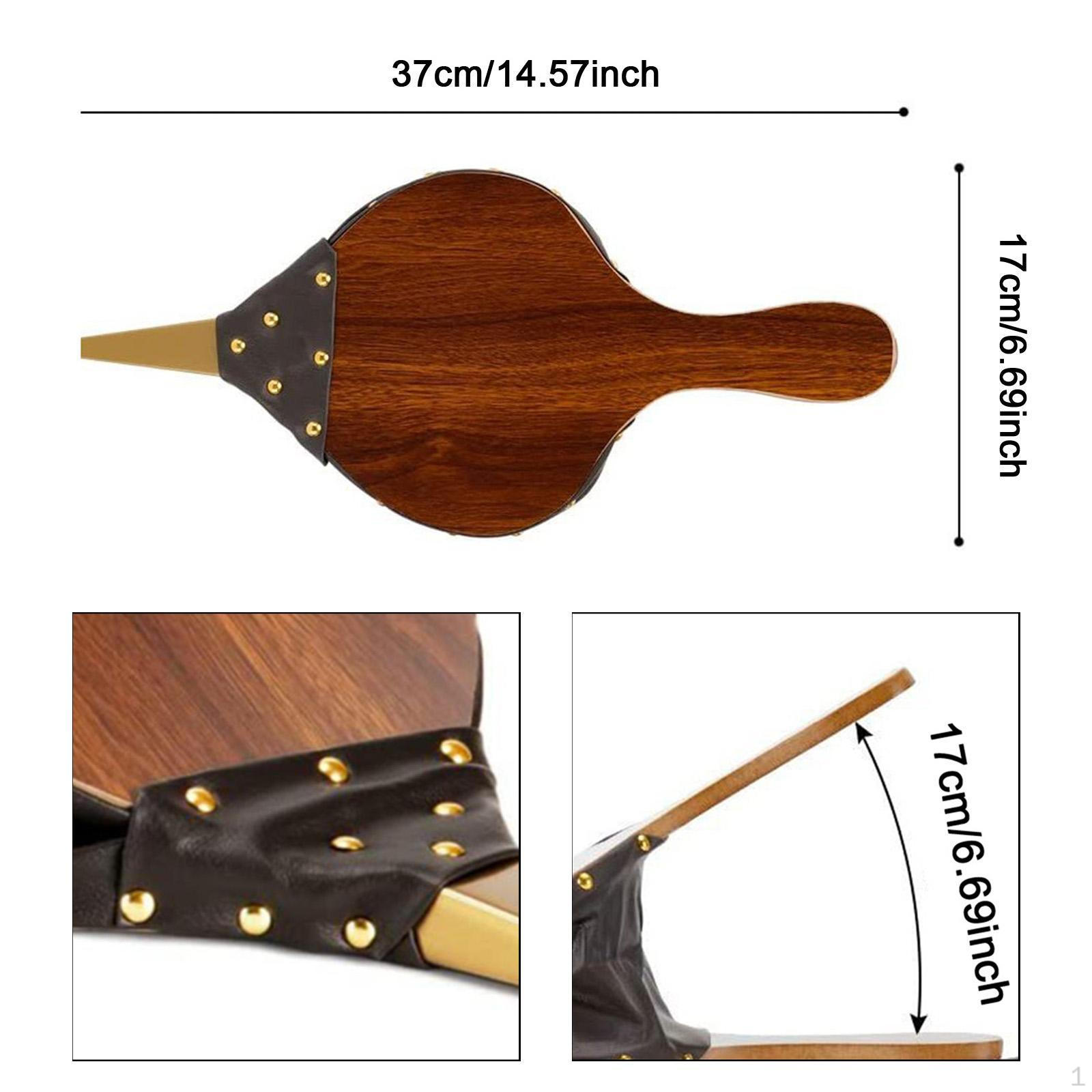 

Fireplace Bellow Blower 15.35x6.69x1.18inch Simple Fire Tool Hand Wood Air