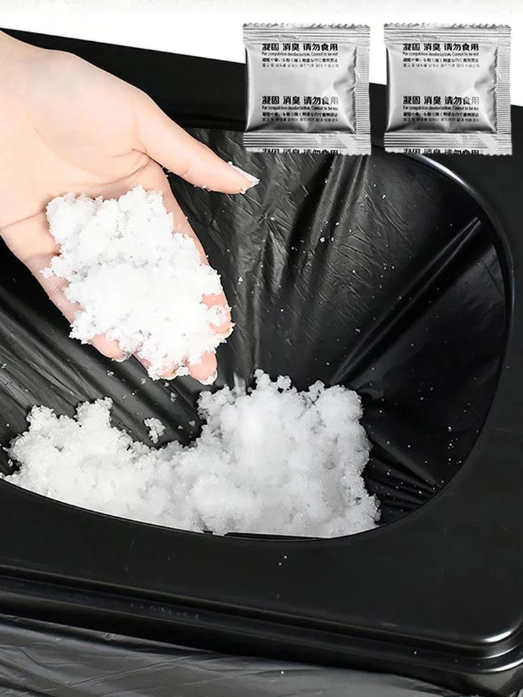 12Pcs Camping Toilet Waste Treatment Powder for Emergency Situations Gelling Deodorizing Solution for Outdoor Use