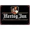 Retro Beer Posters Home Decor Plate Vintage Metal Tin Sign Hertog Jan Metal Plaque Pub Bar Wall Room Decoration