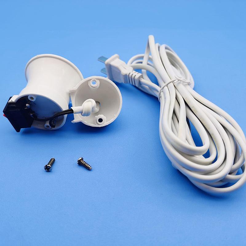 2.5M 4M E27 Lamp Base Holder Us Hanging Light Bulb Socket Cord With Switch