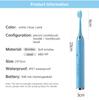 New Smart Electric Toothbrush USB Rechargeable Teeth Clean Whitening Sonic Toothbrush Timing Tooth Brush With Replacement Heads