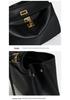 Genuine Leather Rodeo Tote: Large Capacity Commuting Shoulder & Underarm Bag for Women