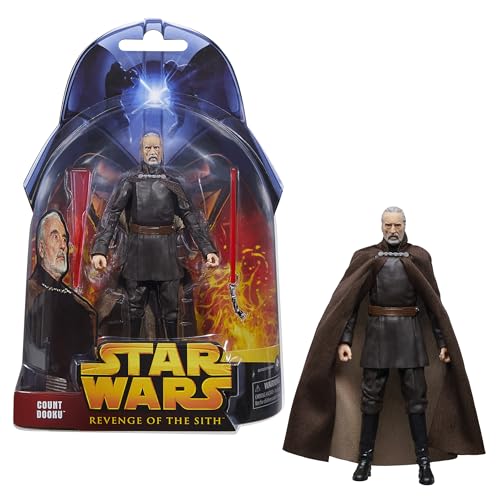 Hasbro Star Wars Black Series Count Dooku, Star Wars Episode III: Revenge of the Sith 20th Anniversary Collectible 15cm Action Figure G1742, Authentic
