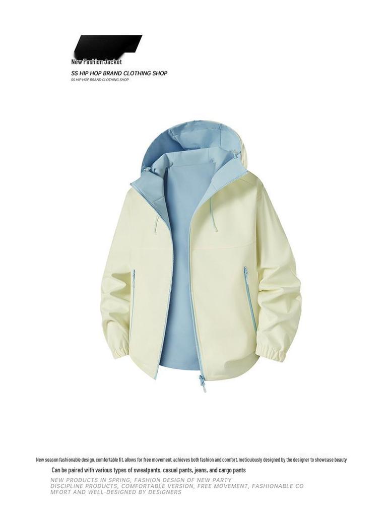 Jachetă Unisex Față-Verso Cross2025 Stil Coreean - Versatilă & Trendy