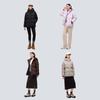 Panda Camel Series Women's Short Hooded Down Jacket