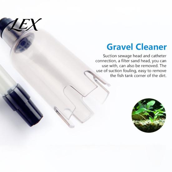 Professional Waste Remover Electric Aquarium Gravel Cleaner, Cordless Fish Tank Vacuum with Adjustable Length, Easy Washer Water Filter Cleaner