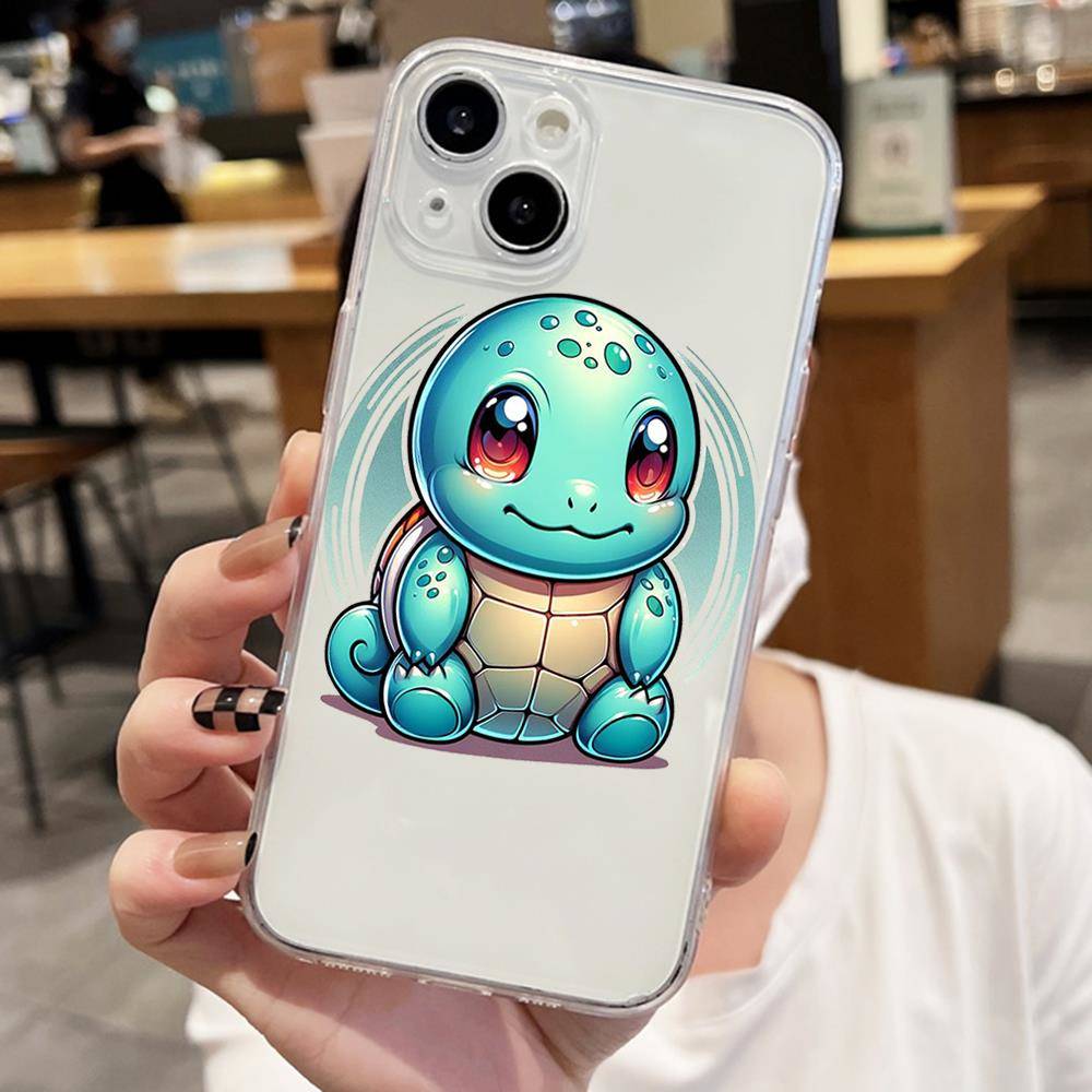 E-56 Süße Pokemon-Hülle für Samsung A04S A05 A14 A06 A51 A15 A16 A12 S20 S21 S24 Ultra A55 A54 OPPO Reno 8 5 A22 A23 A25 A35 A34 A52 A11