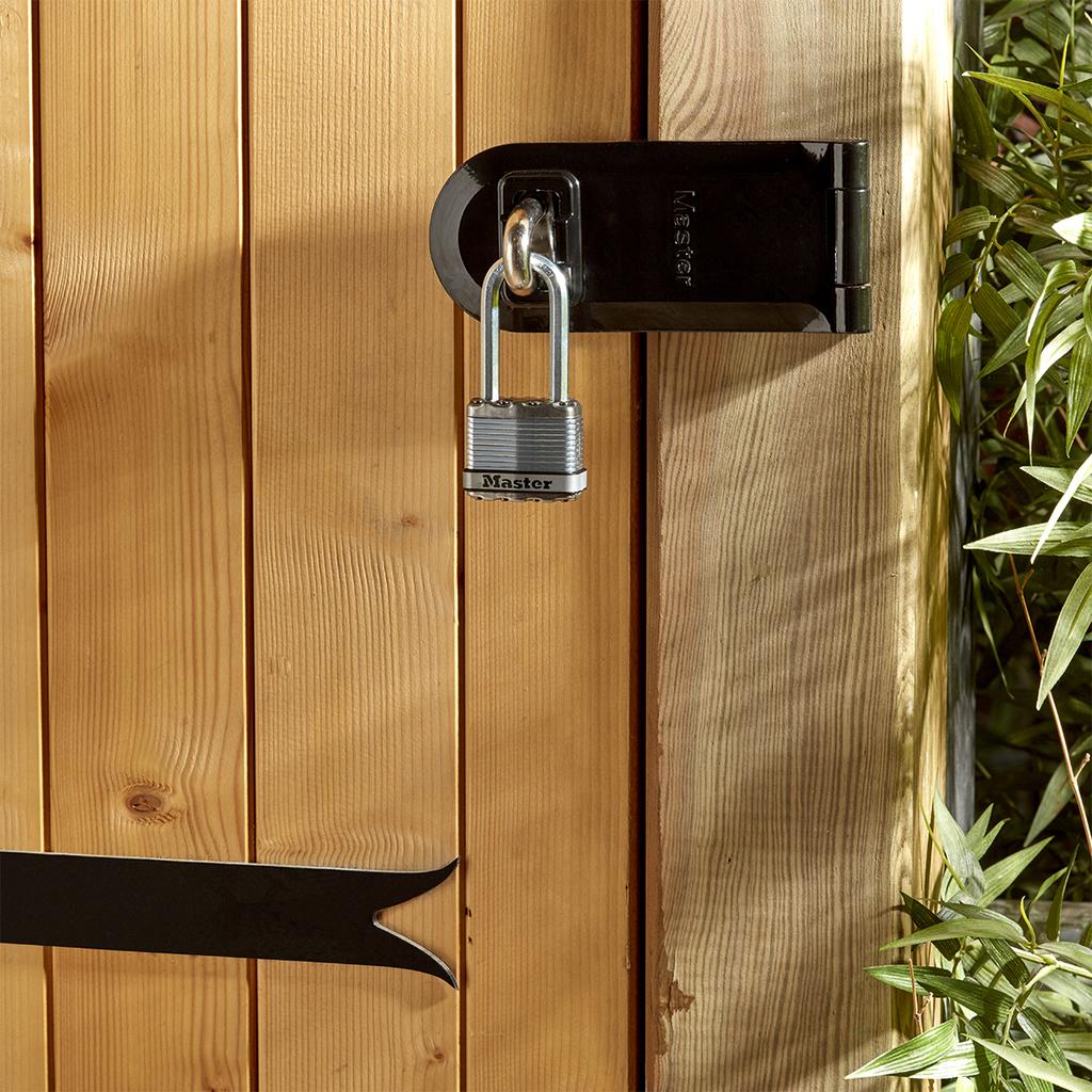 Master Lock 3 Heavy Duty Laminated Padlocks, Long Shackle, Key