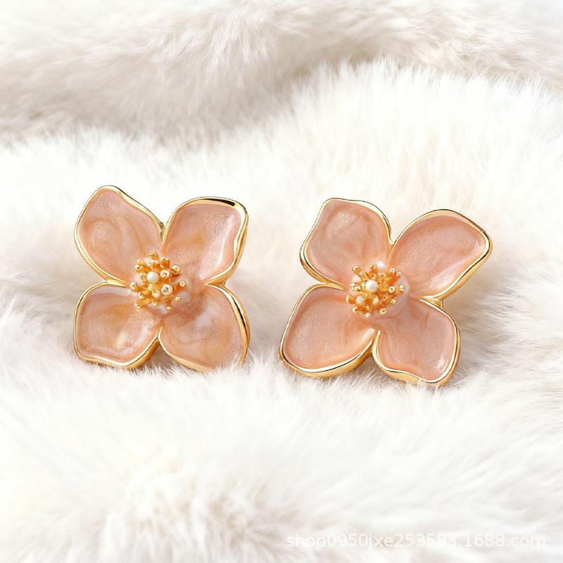 

Модні сережки-краплі для жіночих прикрас золотий