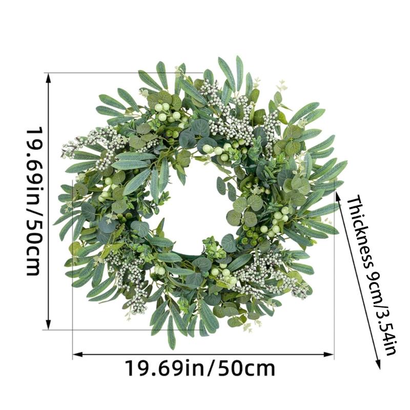 Spring Wreath for Front Door, Window, Wedding Party, Indoor and Outdoor