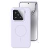 For Xiaomi 15 Pro Liquid Silicone Magnetic Case Skin-Touch Phone Cover