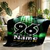 Custom Name Personalized Hannover 96 Football Print Blanket, Home Decor, Bedroom, Sofa, Camping, Couch, Gifts for Birthday ChristmasEnthusiasts