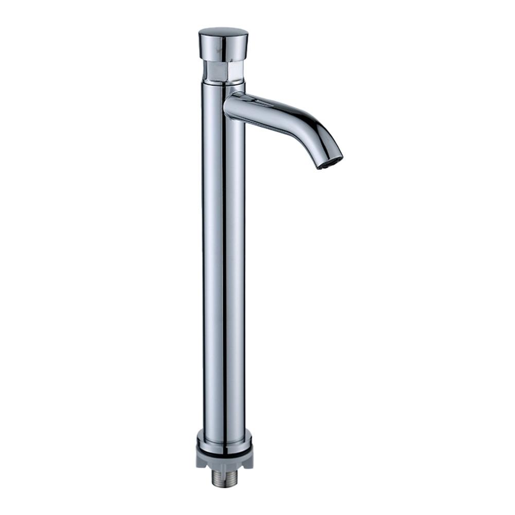 Press Type Stainless Steel Faucet Non Tarnish Effect Time Delay Function D