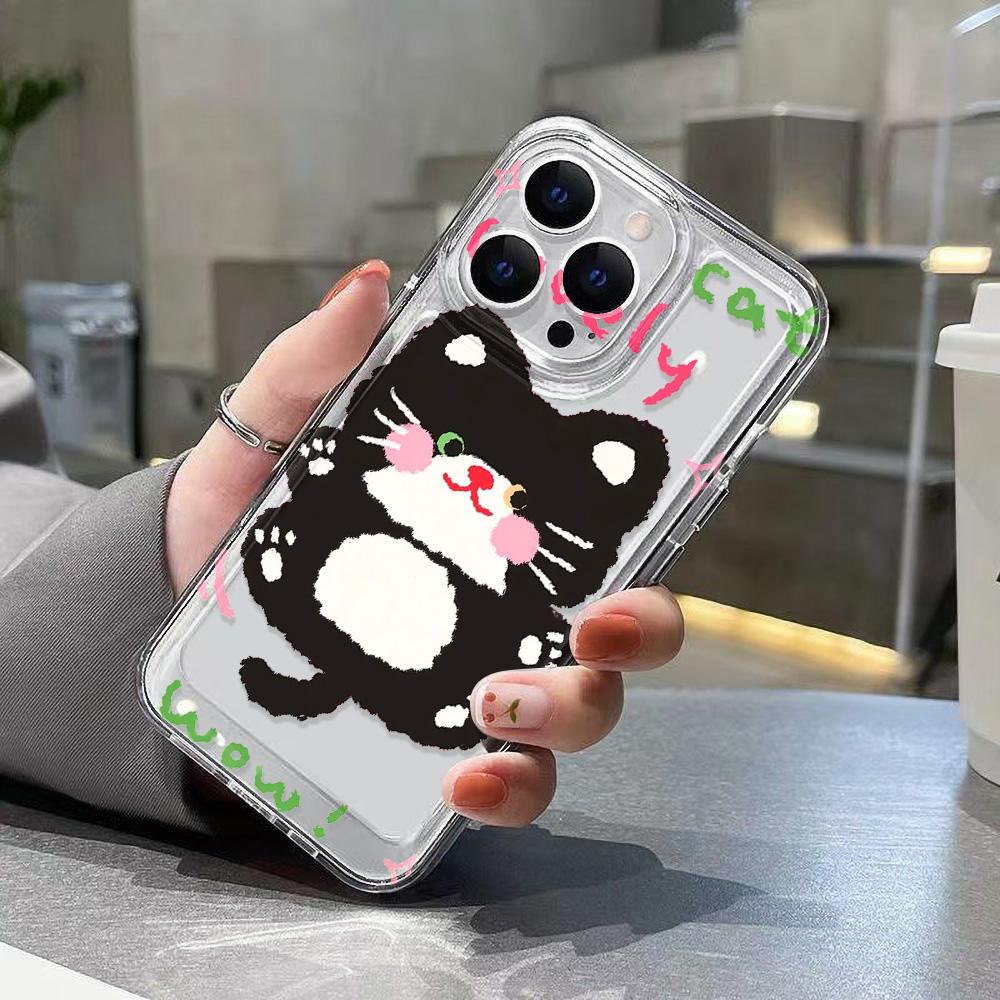 Phone Case for iPhone 11 13 12 14 15 16 XR XS Pro Max 7 8 Plus Samsung A55 A15 Redmi Note 13 12 OPPO A18 A16 Vivo Y17S V27 Honor 9 10 Infinix 40 30