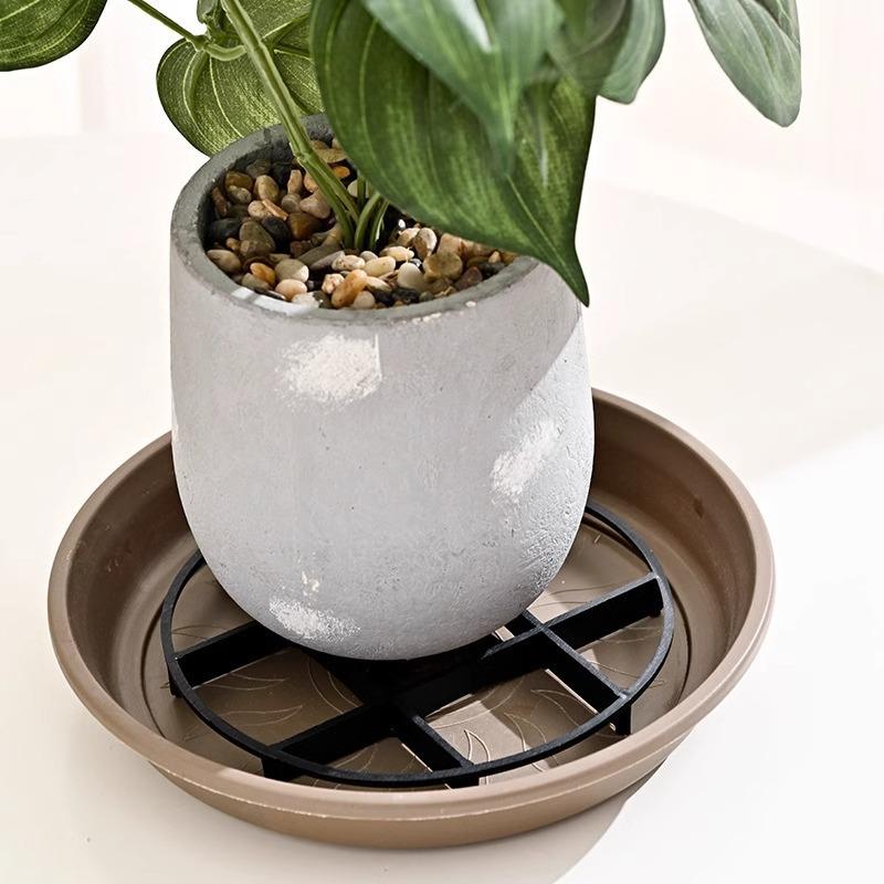 Flower pot bottom pad tray pad anti-rot root tray high base pad shelf bracket ventilated and breathable flower pot pad