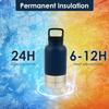 3 in 1 Stainless Steel Dog Water Bottle Portable Outdoor Pet Insulated Feeder Water Cup for All Dogs Breeds Hiking Travel