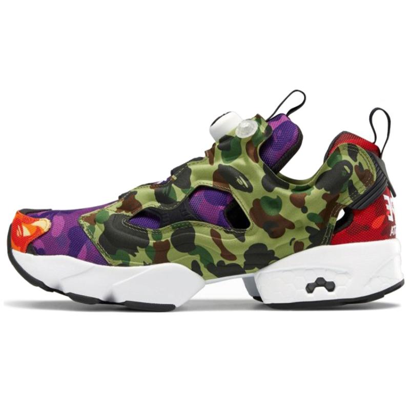 

Reebok Bape X Reebok InstaPump Fury Og Multi Camo Sneakers Q47370 37.5