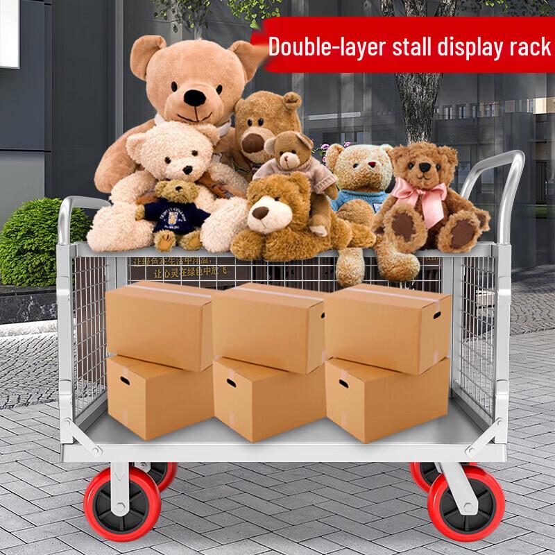 90x60cm Heavy-Duty Flatbed Hand Truck