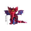 3D Printed Multi-jointed Figurine Movable Angel Demons Cat Animal Figure For Desk Decoration & Home Accessories