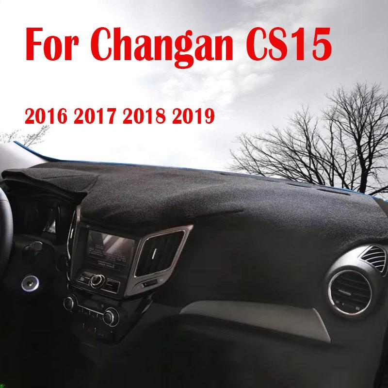 Car Dashboard Cover Dash Mat Sun Shade Pad For Changan CS15 2016 2017 2018 2019 Instrument Panel Carpets ANti-UV Accessories