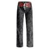Womens Pajama Pants Sleepwear Casual Drawstring Elastic Waist Pants Comfy Straight Yoga Loose Trousers