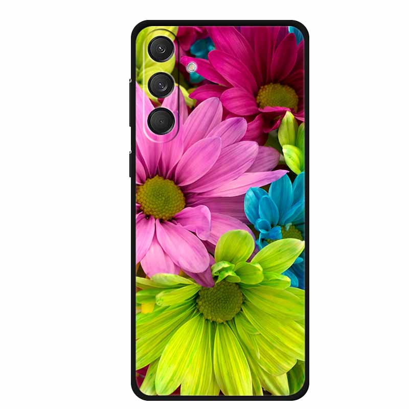 For Samsung Galaxy A36 5G Case Soft Silicone Cover Black Bumper TPU Phone Cases For Samsung A36 Case A 36 5G Funda Back Cover