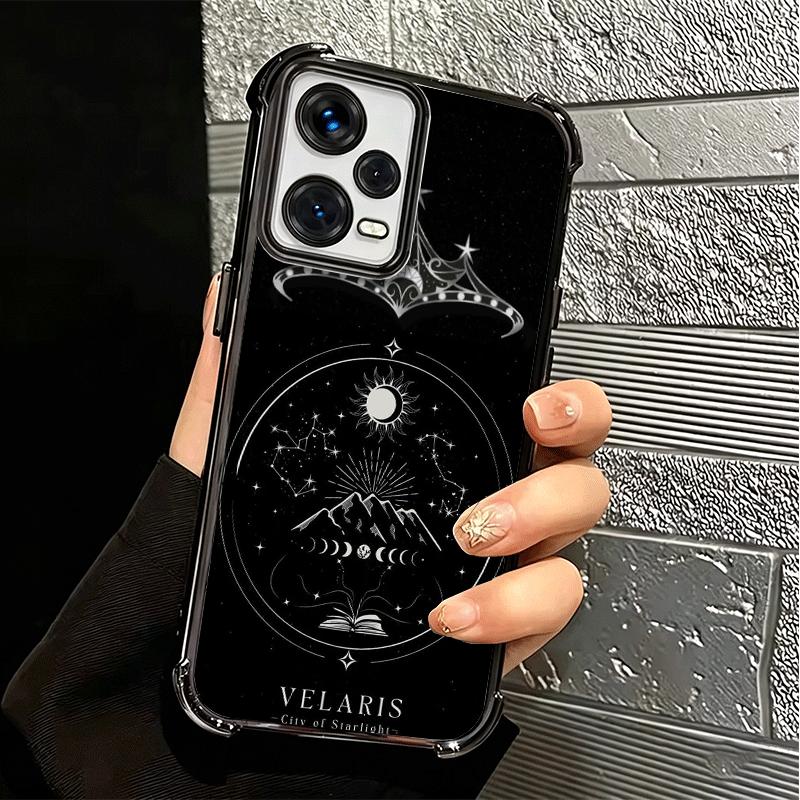 A Court of Mist Fury VELARIS City Plating Phone Case For Xiaomi Redmi Note 14 15 Pro Plus 13 12 11 11S 11T 10 9S 9 5G Anti-Fall
