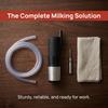 Stainless Steel Cow Milking Cup Black & Silver Milk Suction Head Milking Claw Cup  Dairy Farms