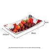 Japanese Style Hammered Stainless Steel Square Plate