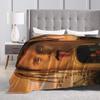 Warm BlanketBoy Girl Decorative Charlie Kirk Throw Blanket  Flannel Bedspread For Couch Chair Novelty Sofa Bed Cover