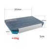 Colorful Single  Layer  Insert  Bait  Box Lure Storage Tool With Insert Function Fishing Accessories Store Boxes Fishing Tackle