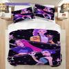 Fantasy Beast Alien Eyes Three-piece Set(1 * Duvet Cover + 2 * Pillowcase, Without core)Duvet Cover and Pillowcase Soft and Comfortable