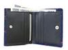 Inden Wallet Nagomi Billfold 7527 Navy Deerskin x Red and Black Lacquer Dragonfly Pattern [Inden-ya] Bi-fold