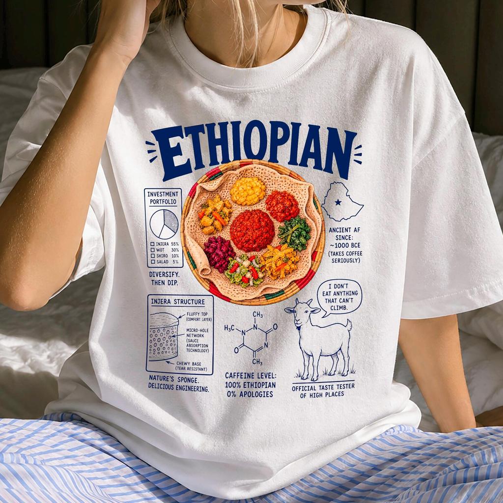 Funny Ethiopian Shirt - Retro Cultural Identity Gift - Sarcastic Ethiopian Clothing
