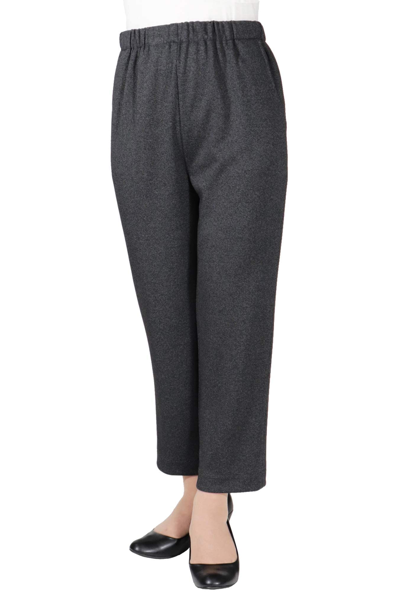

Senior Fashion for People in Their 70s and Small Perfect Stretch Inseam 55cm [Atrean] 80s, Sizes, Fit, Pants, [9348] (Gray, L) серый