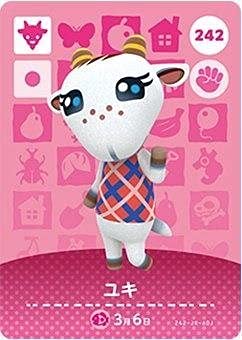 

Animal Crossing amiibo Card 3 Yuki Vol. [242]