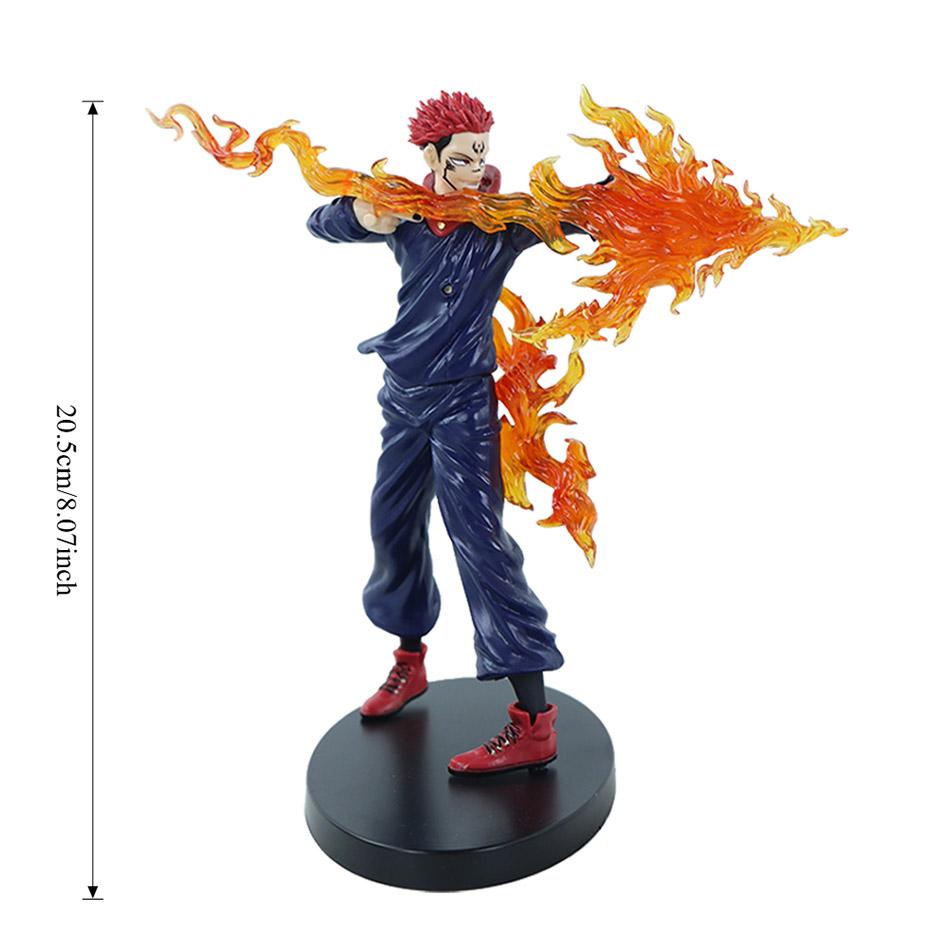 Anime Jujutsu Kaisen Figurine Yuji Itadori Choso Cool Combat Style Action Figurine Model Pvc Plaything Collection Desktop Accessories Gift