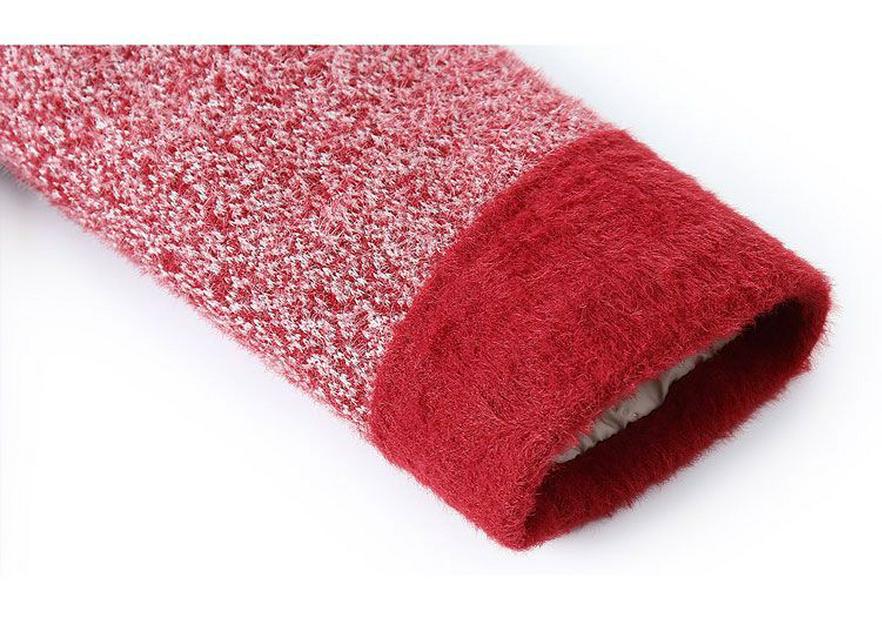 Mom's Cozy Winter Plus Velvet Wool Coat: Stylish Warm Cardigan for Middle-Aged & Elderly Women